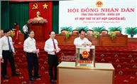 Kỳ họp thứ Tư (Kỳ họp chuyên đề) HĐND tỉnh khóa XIV: Bầu cử chức vụ Phó Chủ tịch UBND tỉnh
