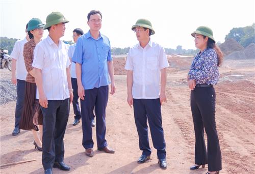 Đẩy nhanh tiến độ thực hiện các dự án trọng điểm tại Phú Bình