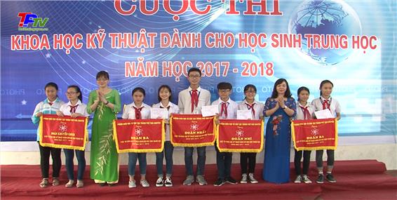 54 dự án tham dự Cuộc thi khoa học, kỹ thuật cấp thành phố dành cho học sinh Trung học.