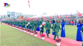 Thành phố Thái Nguyên tổ chức Lễ giao nhận quân năm 2022.