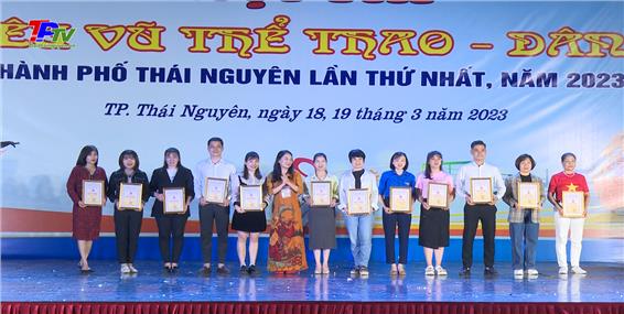 Bế mạc Hội thi Khiêu vũ thể thao - Dân vũ thành phố Thái Nguyên lần thứ nhất, năm 2023