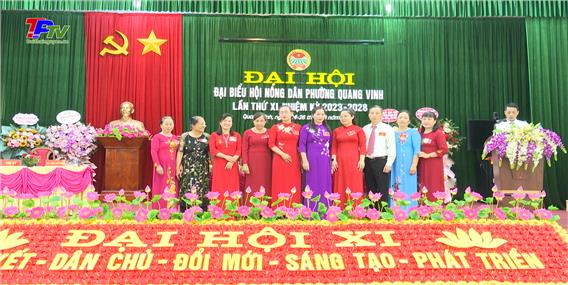 Đại hội đại biểu Hội Nông dân phường Quang Vinh lần thứ XI.