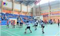 Cụm đoàn Trung tâm thành phố Thái Nguyên phối hợp tổ chức giao lưu bóng chuyền hơi nữ mở rộng.