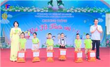 Lãnh đạo thành phố Thái Nguyên thăm, tặng quà các trường mầm non và trẻ em có hoàn cảnh đặc biệt, khó khăn nhân ngày Quốc tế Thiếu nhi 1/6.