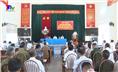Đại biểu HĐND tỉnh tiếp xúc cử tri xã Tân Cương sau Kỳ họp thứ mười ba, HĐND tỉnh khóa XIV, nhiệm kỳ 2021 - 2026.