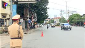 Công an thành phố Thái Nguyên xử lý 31 trường hợp vi phạm giao thông trong ngày đầu ra quân đợt cao điểm.