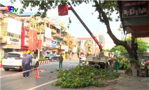 Thành phố Thái Nguyên chủ động các biện pháp ứng phó với cơn bão số 3.