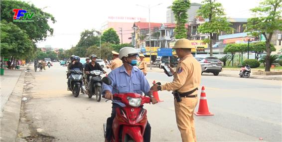 TP. Thái Nguyên đảm bảo an toàn giao thông trong dịp nghỉ lễ 2/9.