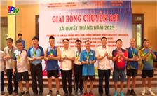 Khai mạc Giải Bóng chuyền hơi xã Quyết Thắng