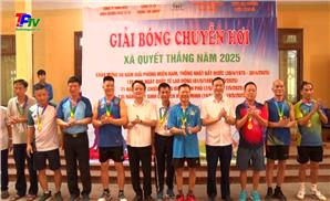 Khai mạc Giải Bóng chuyền hơi xã Quyết Thắng