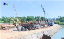 Đẩy nhanh tiến độ thi công cầu Quang Vinh 1 và Quang Vinh 2.