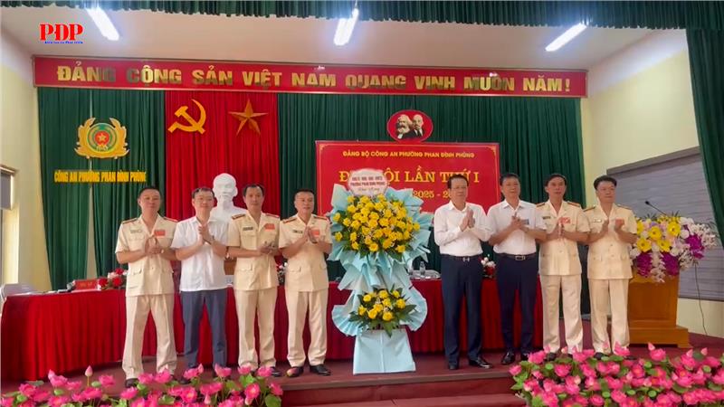 Đảng bộ Công an phường Phan Đình Phùng tổ chức thành công Đại hội lần thứ I, nhiệm kỳ 2025 - 2030.