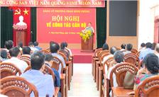 Đảng ủy phường Phan Đình Phùng, thực hiện quy trình 5 bước về công tác cán bộ.