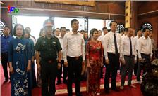 Đoàn đại biểu TP Thái Nguyên dâng hương tưởng niệm Chủ tịch Hồ Chí Minh tại ATK Định Hóa.