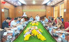 Đối thoại GPMB thực hiện dự án xây dựng tuyến đường quy hoạch phía sau trụ sở làm việc khối các cơ quan tỉnh.