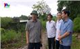 Đồng chí Bí thư Thành uỷ Thái Nguyên kiểm tra tình hình mưa lũ.