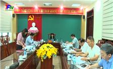 Tổ công tác số 1 của BTV Thành uỷ Thái Nguyên duyệt chương trình văn kiện đại hội các Chi, Đảng Bộ.