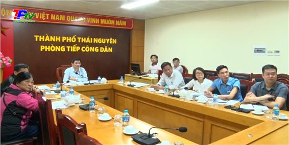 UBND TP Thái Nguyên họp giải quyết đơn của công dân phường Đồng Quang