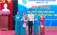 Hội nghị Ban chấp hành Hội LHPN phường Phan Đình Phùng mở rộng lần thứ nhất, hiệm kỳ 2021 - 2026.