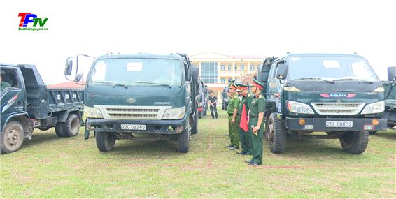 Khai mạc kiểm tra sẵn sàng động viên phương tiện kĩ thuật thiết bị năm 2025.