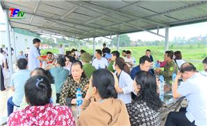 Cưỡng chế thực hiện Quyết định kiểm đếm bắt buộc tại 10 thửa đất thuộc Khu đô thị số 1, xã Huống Thượng.