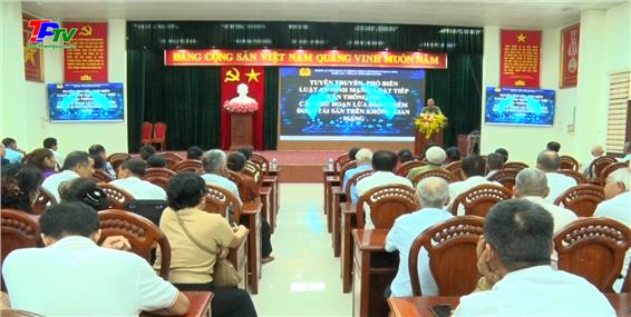Hội nghị tuyên truyền, phổ biến, giáo dục pháp luật về Luật An ninh mạng.