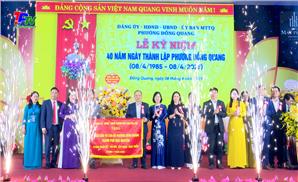 Phường Đồng Quang kỷ niệm 40 năm Ngày thành lập.