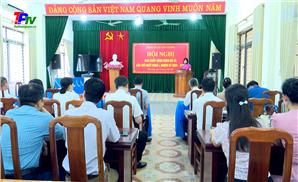 Vận hành thử nghiệm tổ chức bộ máy xã Tân Cương mới sau sáp nhập.