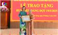 Đảng bộ phường Gia Sàng: trao tặng Huy hiệu Đảng đợt 19/5/2025.