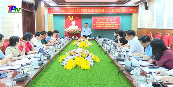 Triển khai nhiệm vụ của các tổ công tác lãnh đạo, chỉ đạo, chuẩn bị Đại hội đảng bộ các phường, xã sau hợp nhất, sáp nhập.