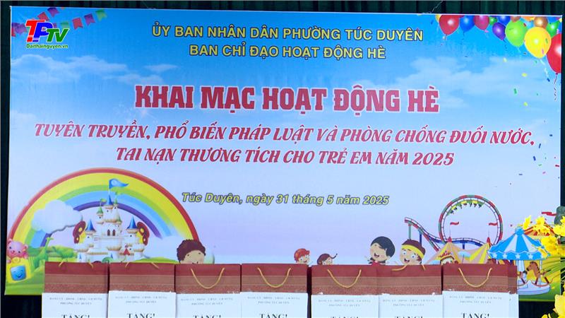 Ban chỉ đạo hè phường Túc Duyên: Khai mạc hoạt động hè năm 2025