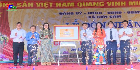 Lễ đón nhận bằng xếp hạng di tích cấp tỉnh Đình, Chùa Thanh Trà xã Sơn Cẩm.