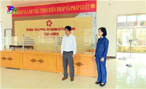 Xã Tân Cương gấp rút chuẩn bị các điều kiện cơ sở vật chất cho bộ máy mới theo mô hình chính quyền địa phương hai cấp