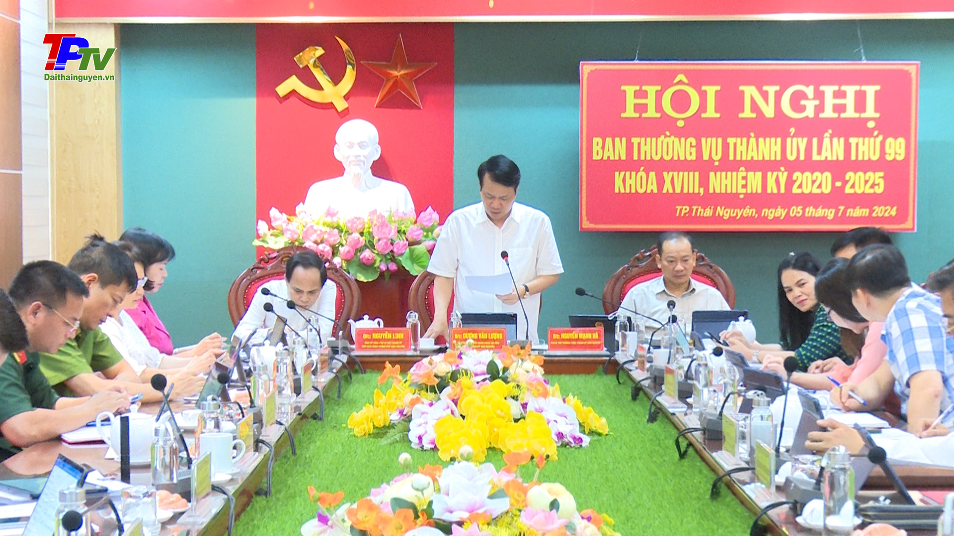 Hội nghị BTV Thành ủy Thái Nguyên lần thứ 99, nhiệm kỳ 2020 - 2025