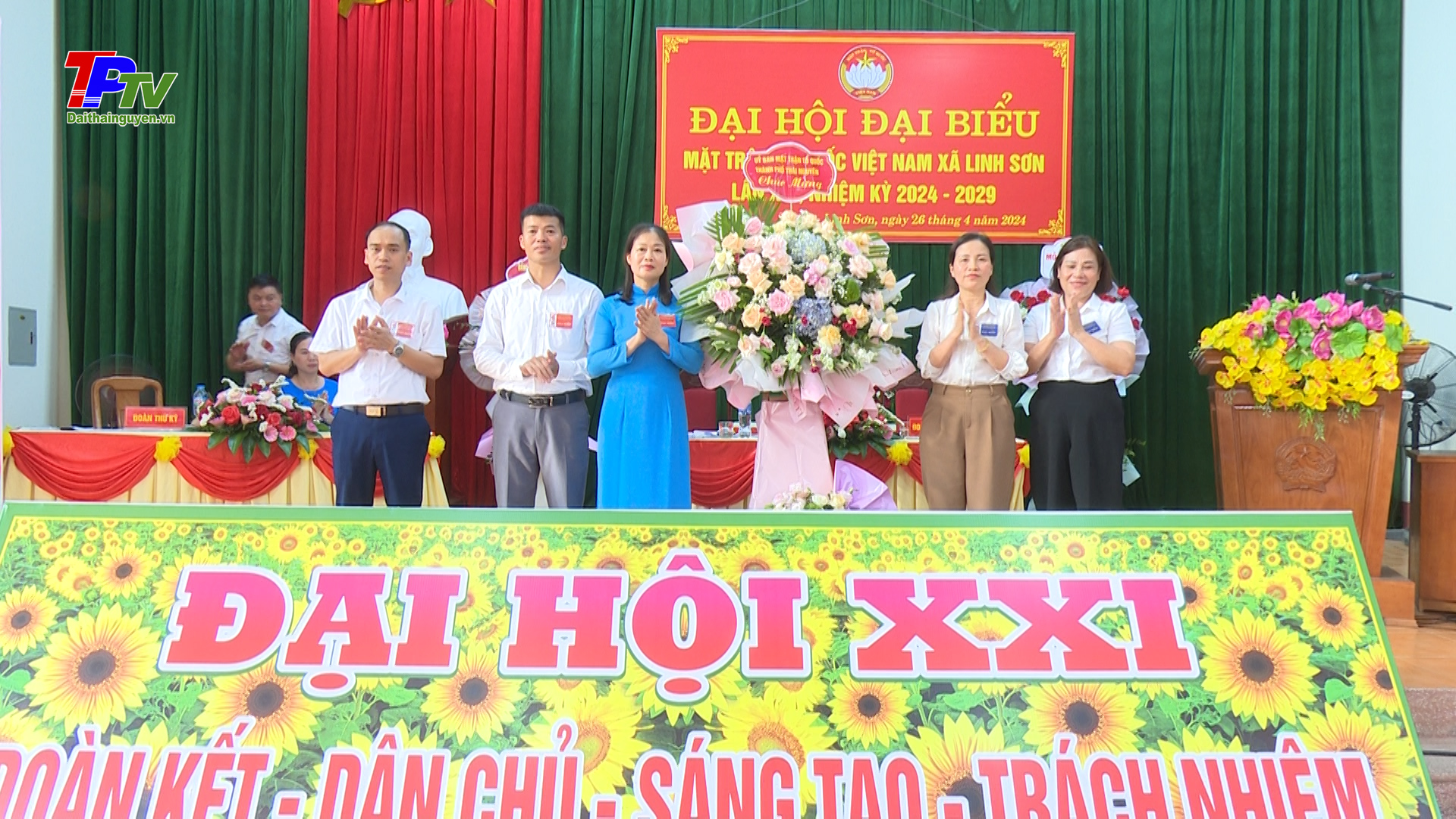Ủy ban MTTQ xã Linh Sơn: Đại hội đại biểu lần thứ XXI nhiệm kỳ 2024 - 2029.