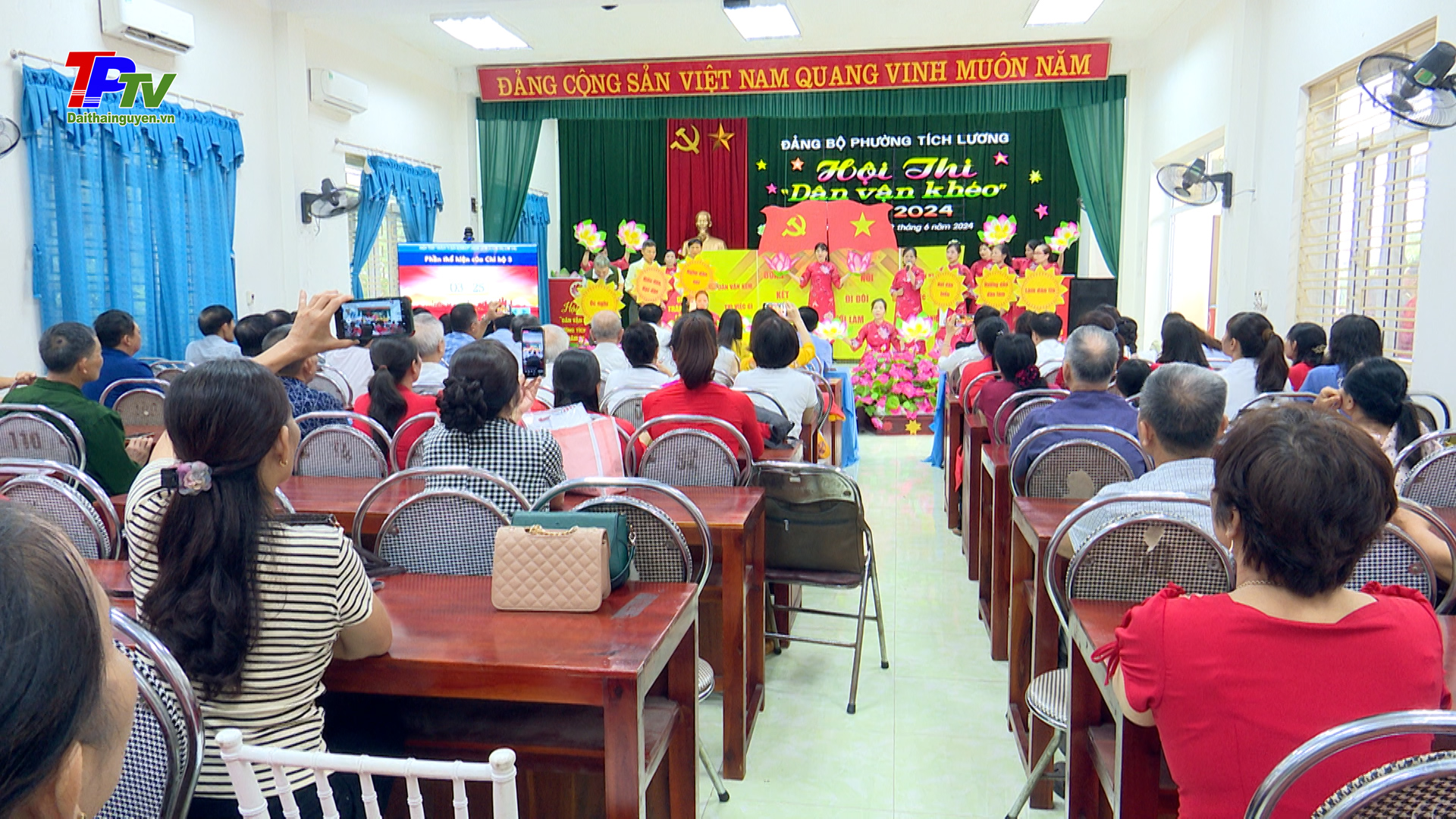 Hội thi Dân vận khéo phường Tích Lương năm 2024.
