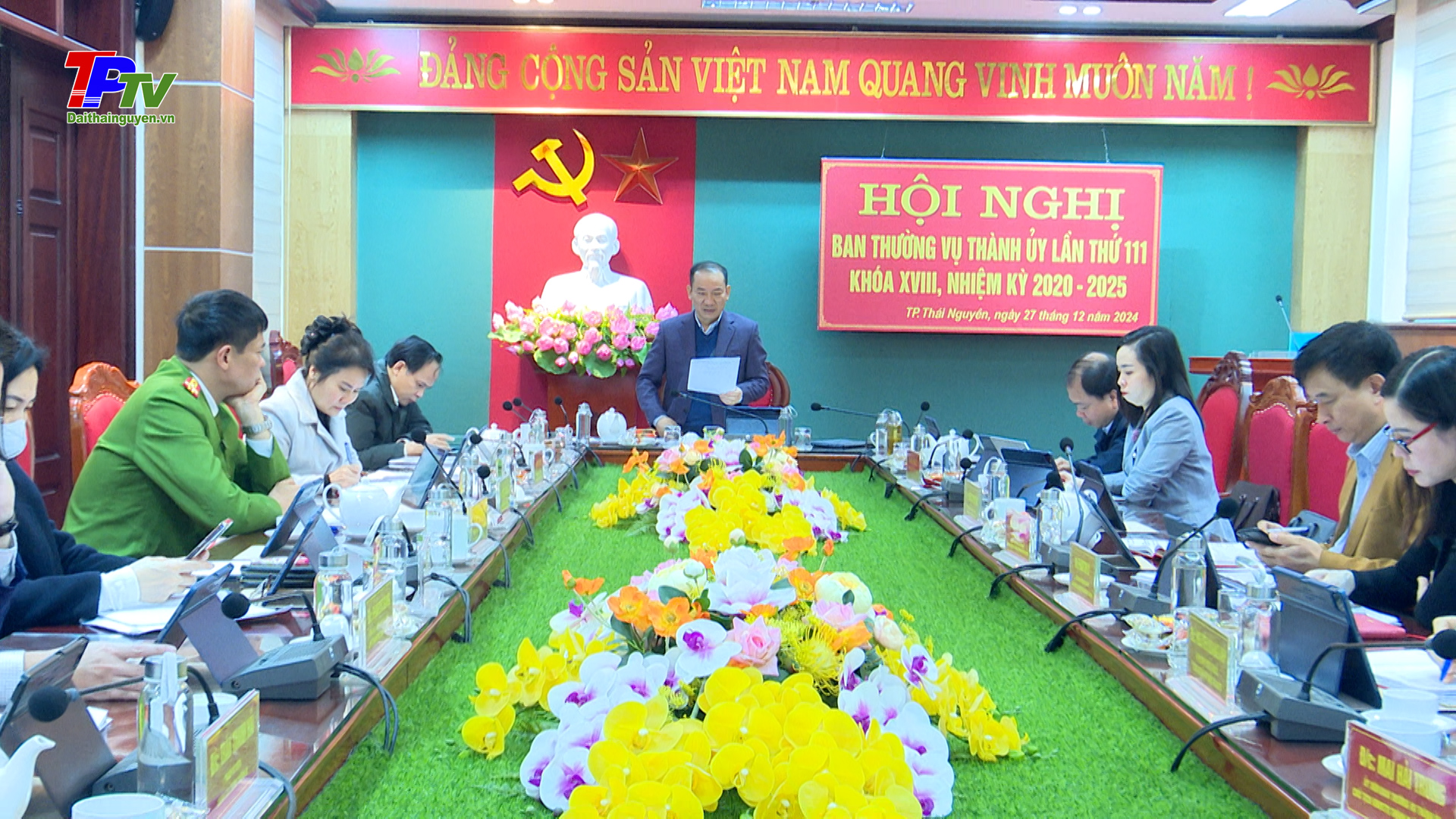 Hội nghị BTV Thành ủy Thái Nguyên lần thứ 111, nhiệm kỳ 2020-2025