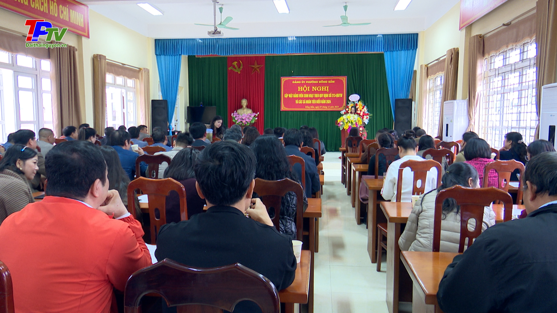 Đảng ủy phường Đồng Bẩm gặp mặt Đảng viên sinh hoạt theo Quy định 213 của Bộ Chính trị.