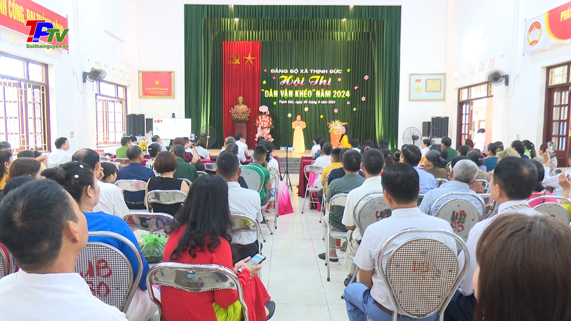 Hội thi Dân vận khéo xã Thịnh Đức năm 2024.