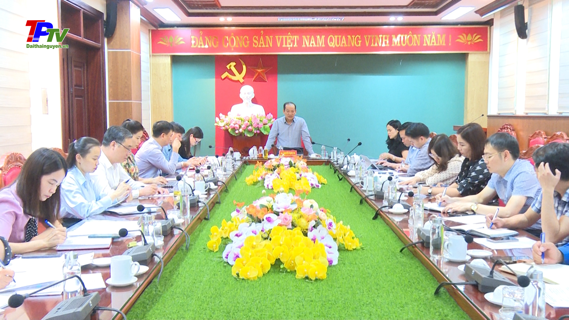 Triển khai công tác chuẩn bị vòng chung kết Hội thi Bí thư Chi bộ giỏi thành phố Thái Nguyên năm 2024.