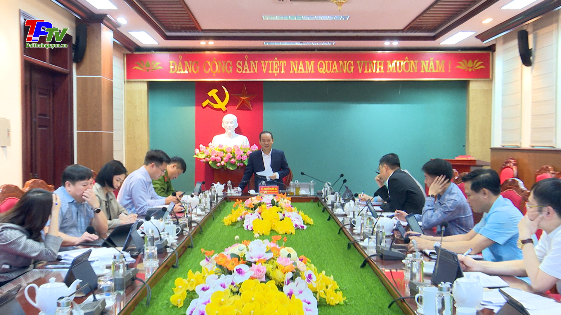 Họp Tiểu ban Tổ chức, phục vụ Đại hội đại biểu Đảng bộ thành phố Thái Nguyên lần thứ XIX.