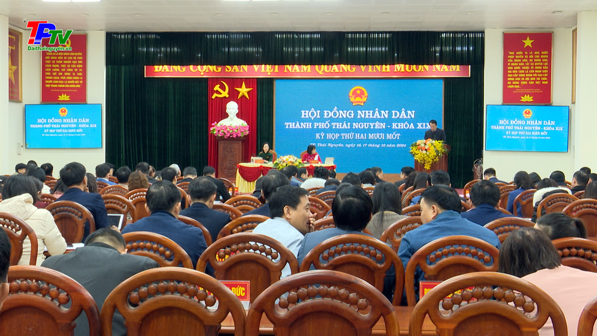 Khai mạc Kỳ họp thứ 21, HĐND TP.Thái Nguyên khóa XIX.