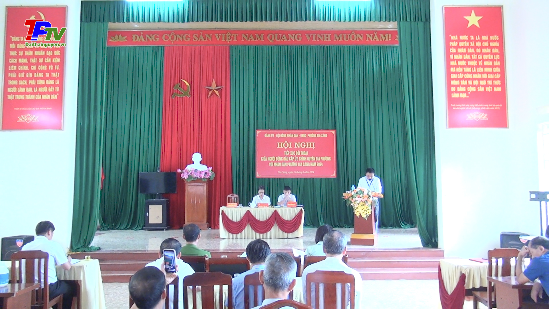 Phường Gia Sàng: Tiếp xúc đối thoại giữa người đứng đầu cấp ủy chính quyền với Nhân dân.