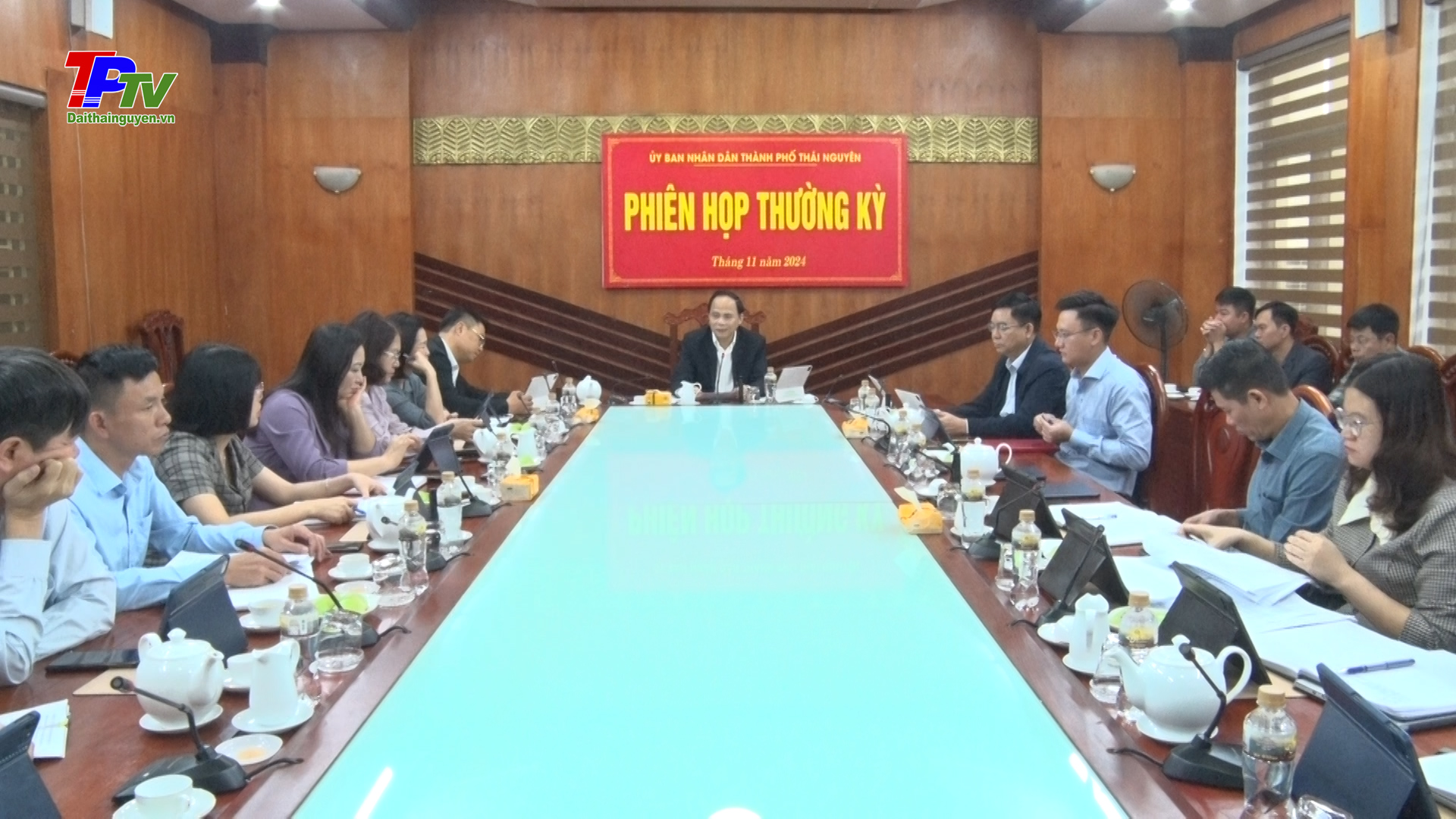 UBND thành phố Thái Nguyên: Phiên họp thường kỳ tháng 11/2024.