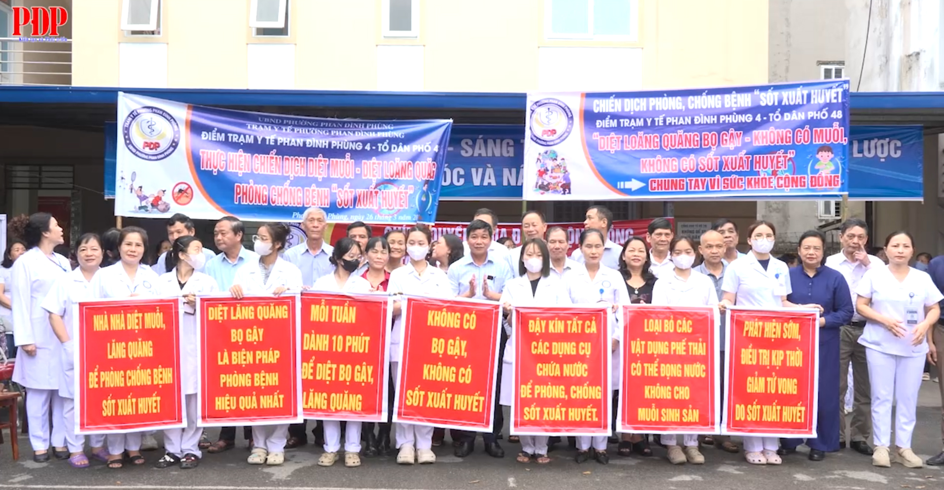 Phát động chiến dịch vệ sinh môi trường phòng chống bệnh sốt xuất huyết