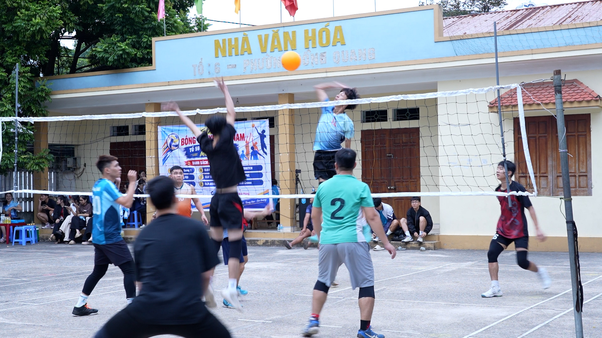 Sôi nổi Giải bóng chuyền hơi nam Tổ 59 mở rộng năm 2026