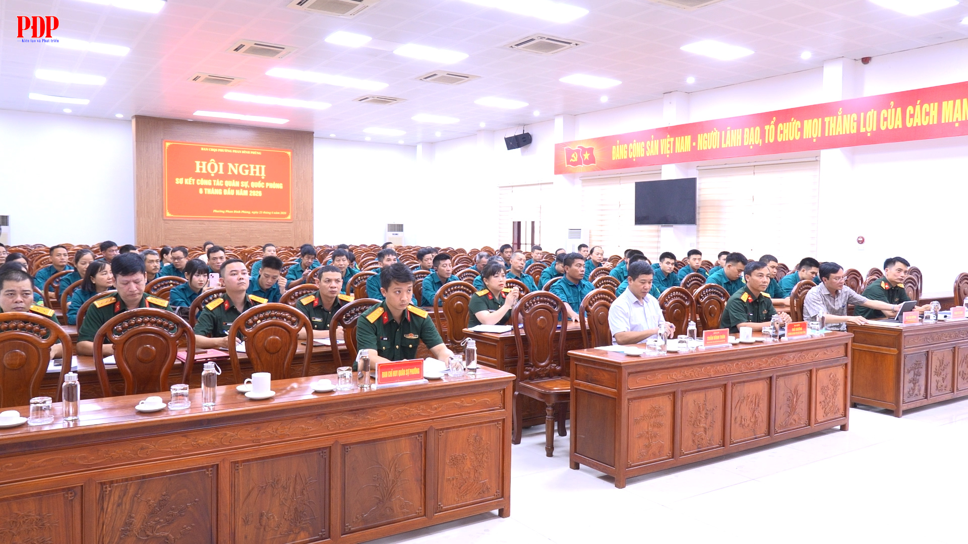 Ban Chỉ huy quân sự phường Phan Đình Phùng sơ kết công tác quốc phòng quân sự 6 tháng đầu năm 2026