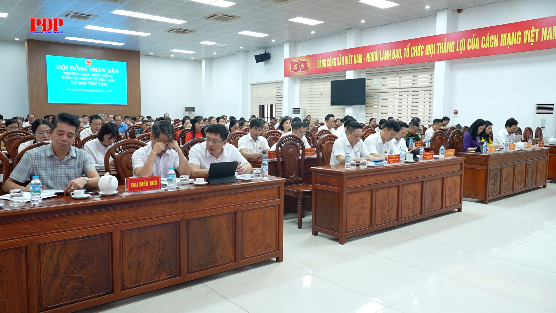 Bế mạc Kỳ họp thứ năm (Kỳ họp thường lệ giữa năm 2026) HĐND phường Phan Đình Phùng khóa XI