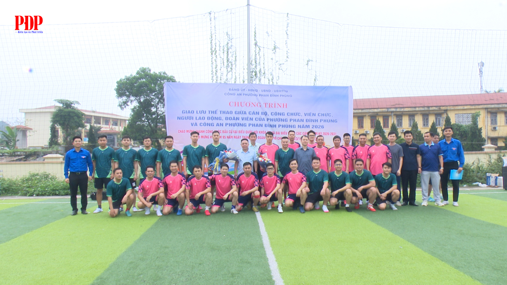Giao lưu thể thao giữa cán bộ, công chức, viên chức, người lao động, đoàn viên của phường Phan Đình Phùng và Công an phường năm 2026
