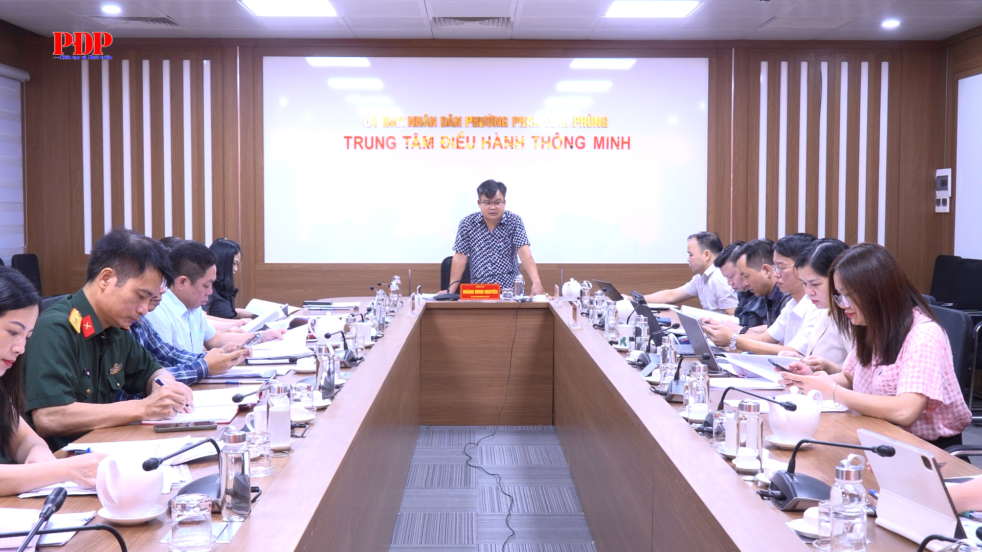 Công bố dự thảo báo cáo kết quả giám sát chuyên đề đối với Ban thường vụ Đảng ủy phường Phan Đình Phùng.